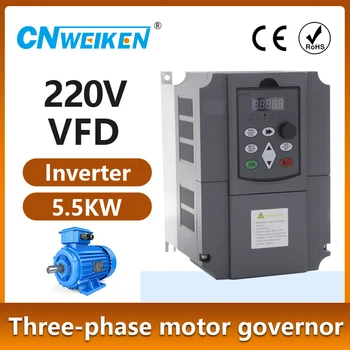 0.75 kw/1.5 kw/2.2 kw VFDS single phase 220V in and 3 phase out frequency converter Drive 3 phase motor speed