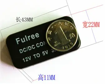 10 Kom. DC Pretvarač Snižava Modul 12 do 5 U 3A Dual USB Izlaz Adapter za IPHONE