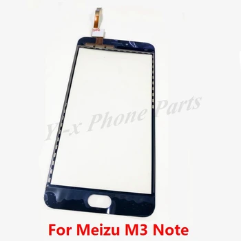 10 kom./lot dodirna pločica za Meizu M3 Note zaslon osjetljiv na dodir digitalizator prednje staklo Za Meizu M3 Note Rezervni Dijelovi