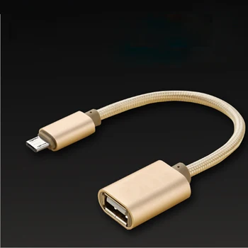 100pcs USB Transfer Charging Converter Micro USB Host Kabel O T G Adapter Data Transfer To Female for Android Reader Phone
