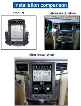 13,6 cm 2din Android auto radio media player za LEXUS LX570 2007-auto stereo авторадио GPS navigacija DVD player