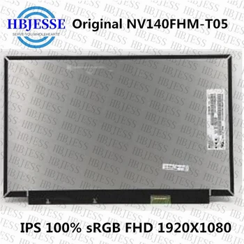 14 inča FHD LCLW 400nit LCD zaslon osjetljiv na dodir digitalizator za Lenovo P/N NV140FHM-T05 V3.0 5D10V82347 5D10V82346