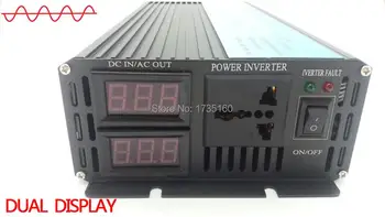1500 W Neto sinusni val DC 12 v do AC 110 v 60 Hz 3000 W Peak Power Inverter