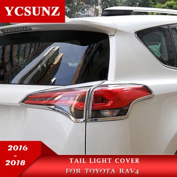 2016-2018 Kromirani Stražnji poklopac žarulje stražnjeg svjetla za poklopac Za Toyota Rav4 2016 2017 2018 ABS pribor Ycsunz