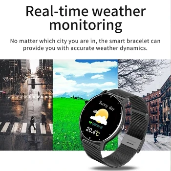 2022 Novi Pametni satovi Ženski Puni Zaslon osjetljiv na dodir Sportske fitness-sat je vodootporan IP67 Bluetooth za Android i iOS Pametne Ženski sat