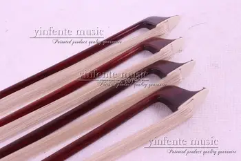 4 kom Brazilski Drveni Violinski luk 4/4 Izravan Prilično inlay Boja #R 20