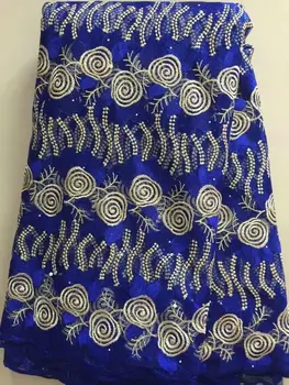 5 metara/kom modni svijetlo ljubičasta francuska сетчатое čipke s cvjetnog vezom afrička nadvoji cvjetne čipke tkanina za haljine LN7-3