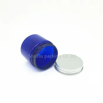 500pcs 50g Blue Plastic Cream Jar, Zatvoreni Boca Veliko,Može Biti 50G Blue Jar Veliko