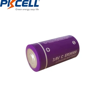 500Pcs PKCELL 3.6 V C veličina Litij baterija ER26500 9000mAh Li-SOCl2 Baterije Bateries