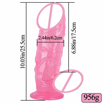 6,2 cm Ogroman Dildo Sex Igračke Za Žene Masturbiraju Veliki Penis nemirna toysCock Vaginalni i Analni Bez Vibrator DildoF za Ženske Trgovine Igračkama