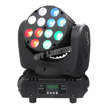 8 kom./lot RGBW 4в1 12x12 W Cree LED Moving Head Beam Light DMX512 Control Stage Lighting Dj Stage Equipment