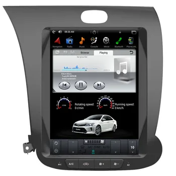 Android9.0 Tesla stil 10,4 inča Vozila Bez DVD Player, GPS Navigacija Za KIA CERATO K3 FORTE 2013-2019 mediji glavnog uređaja za snimanje