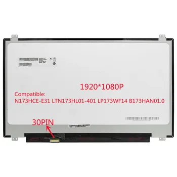 Besplatna dostava N173HCE-E31 LTN173HL01-401 LP173WF4-SPF1 B173HAN01.0 B173HAN01 17,3 Inčni Laptop LCD zaslon Panta