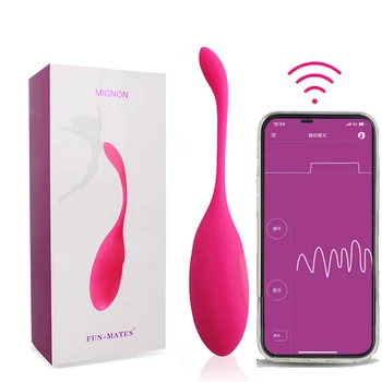 Bežični Aplikaciju Za Upravljanje Vibro Jaja Vibratori Nosive Gaćice Vibratori G Spot Stimulans Vaginalni Loptu Kegelove Seks Igračka Za Žene
