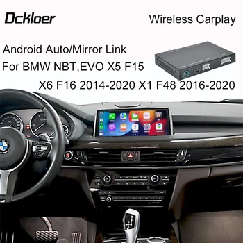 Bežični CarPlay Za BMW NBT EVO F15 X5 X6 F16-2020 X1 F48 2016-2020, S funkcijom Android Mirror Link Svirati Car Play