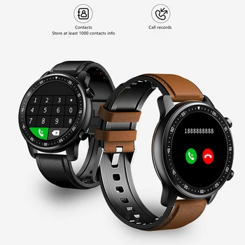 Bluetooth poziv Mens 2020 vodootporan Narukvica Alarm Otkucaja Srca Tracker je sportski sat smartwatch za čovjeka