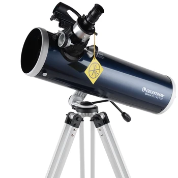 Celestron Omni XLT AZ 130 mm f/5 Ньютоновский Reflektor OTA Astronomski Teleskop XLT Potpuno Prekriven Optika Nosač i Stativ