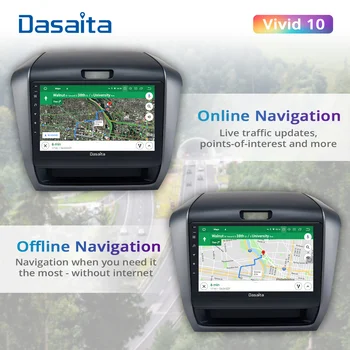 Dasaita Vivid Za Honda Freed 2017 2018 2019 radio Multimedija Android Auto audio Apple Carplay Android Auto GPS IPS DSP