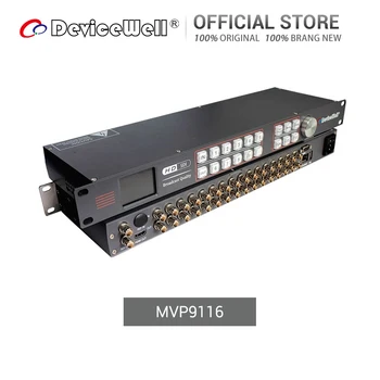 DeviceWell MVP9116 4K 16X16 SDI 1 HDMI Zaslon za Prebacivanje REF Širenje Tally Proširenje Digitalnog Video signala Multiviewer