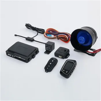 Dvostruki zvučni auto alarm s LCD daljinskim upravljačem PKE keyless entry central lock sheriff signaling signal for auto starline a93