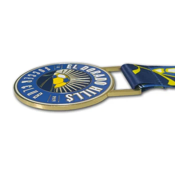 Izrađen Po Mjeri medalju mekog metala Sportove svjetskog nogometa s Medaljom traka Okruglog