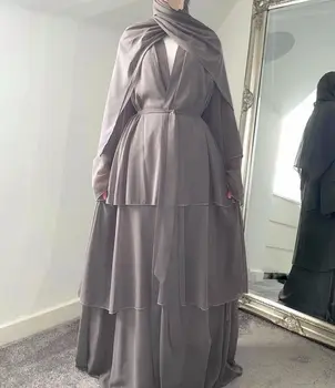 Kimono Kaput Večernje Haljine Kpytomoa Plus Size Ženska Odjeća Odjeća Kaftan Marokanski Hidžab Muslimanska Turska Pakistanski Абаи