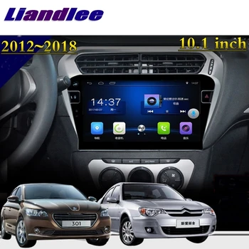 LiisLee Auto Media TV GPS Audio Stereo Radio Za Peugeot 301 Za Citroen Elysee 2012~2020 Originalni Stil Navigacije
