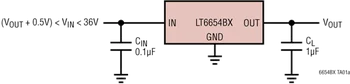 LT6654BX LT6654BXMS8-2.5 LTHCD - 175°C, Širok raspon precizni napona 2.5 V