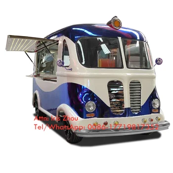 Mini-Obrok Berba Sladoled, Hot-Dog Automobil Autobus Hrana Kamion Mobilni Pizza Kava Automobil Fast Food Automobil