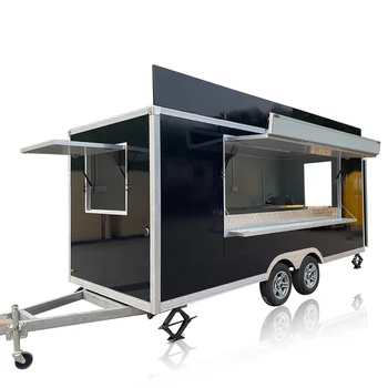 Na raspolaganju 2021 Hrana Kolica Mobilna Kuhinja Ugostiteljsko Kava Trailer Sladoled Bubble Tea Hot Dog Kolica centar Kiosk Stroj