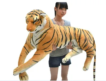 Najveće životinje pliš igračke tigar igračka veliki punjena tigar lutka tigar jastuk rođendanski poklon 130 cm