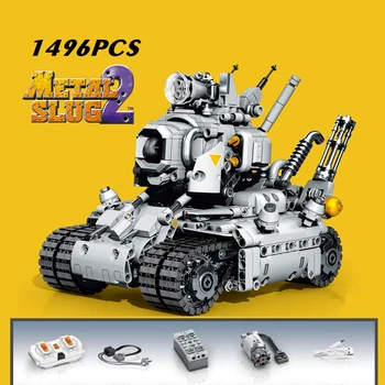 Nova Tehnička Klasična Igra iz Serije, Metal Slug Tank Super Vehicle 001 Građevinski Blokovi i Cigle DIY Model Dječje Igračke za Djecu Poklon