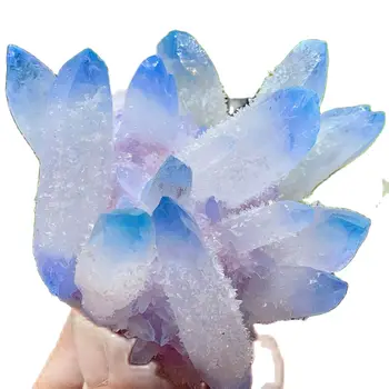 Novi božji dar nebo plavo Фантомный Quartz Crystal Klaster Mineralni Uzorak Ozdravljenja