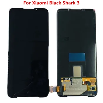 Novi Originalni 6,67 inčni AMOLED Ekran Za Xiaomi Black Shark 3 LCD-Zaslon + Zaslon Osjetljiv na dodir Digitalizator Skupština Zamjena Stakla