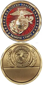 Običaj kovanice niska cijena Vojna Uniforma Korpus mornaričkog pješaštva SAD-a Гравируемая Poziv Novac Učiniti svojim Osobnim oem metal milirary kovanice FH810239