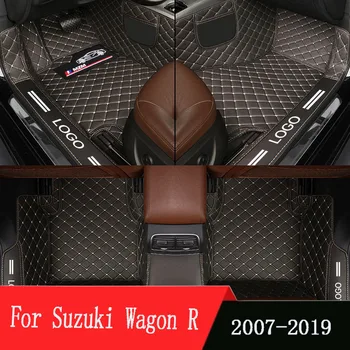 Običaj Tepiha za Suzuki Wagon R 2019 2018 2017 2016 2013 2012 2011 2010 2009 2008 2007 Kožna Torbica Za auto Tepisi