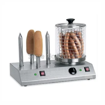 PKXW-HD104A električni Hot dog za vodu od nehrđajućeg čelika supermarket, Mini market fast food toplije
