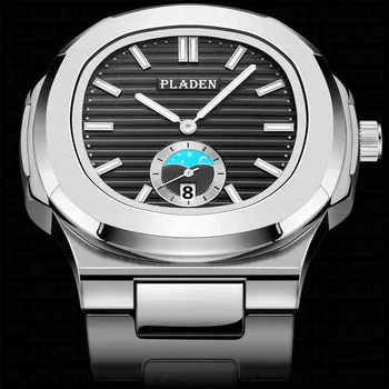 PLADEN Top Brand Luxury Fashion Diver Watch Men 30ATM Waterproof Date Timepiece Steel Sport Kvarcni Ručni Sat Hommes horloge