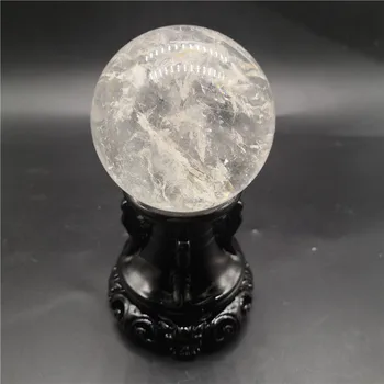 Prirodni bijela kristalna kugla potrošačke feng shui kvarc kamen loptu ukras kvarc kamen liječenje