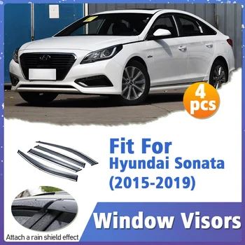 Prozor Vizir za Hyundai Sonata-2019 Istrujna Poklopac Završiti Tende Skloništa za Zaštitu Od Sunca Kiša Deflektor Auto Pribor