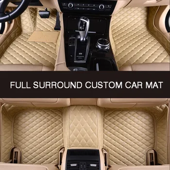 Puni surround običaj kožni auto mat TOYOTA Highlander Highlander ⅱ (U40)(5seat) harrier car interior auto oprema