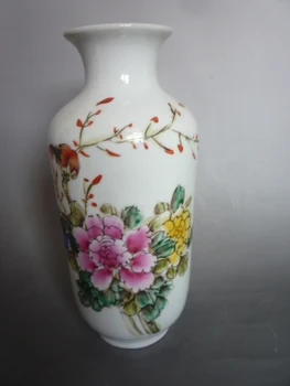 Rijetka zbirka Qianlong (1711-1799) famille rose porculan vaza sa slikom ptice najbolja kolekcija i ukras, Besplatna dostava