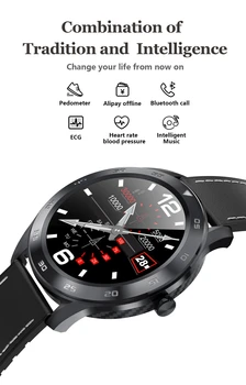 Smart Wach Muškarci s EKG-om, Krvni Tlak, Bluetooth Fitness Izazov Daljinski Upravljač Skladište Poslovne Moda DT98 Smartwatch za Android i IOS