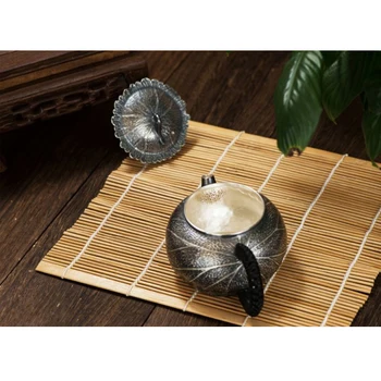 Srebrni lonac 999 srebra ručni rad čaj klasicni Japanski čaj čaj osnovna ceremonija Kung-fu čaj 260 ml