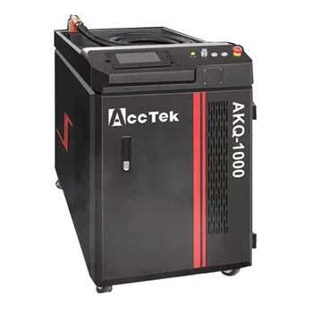 Stroj za čišćenje lasera vlakana visoke preciznosti AKQ-1000 Acctek Ručni prijenosni prijenosni za lima hrđe čelika