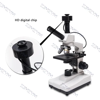Stručni Stanice Krvi HD Digitalni stalak kompasa Spermiji Biološki Laboratorijski Mikroskop Digitalna Kamera WF10X E-Okular 220 U