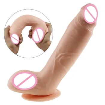 Super Dugo Realističan Penis Veliki Dildo Simulacija Penisa Popularnih Stilova Odrasle Proizvoda Seks-Igračke za Žene Parovi C3-1-158