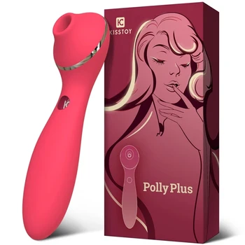 Topla Polly Sranje Čarobne Seks Igračke Žena Klitoris Bradavica Dojenče G Spot Stimulans Silikon Odrasla Osoba Usisni Jezik Vibratori Grijanje