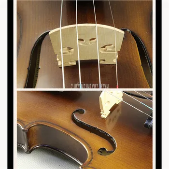 V006 4/4 3/4 1/2 1/4 1/8 1/10 Stručni Akustična Violina Od Prirodnog Drveta Violina 4-Gudački Instrument Za Profesionalne Zaljubljenika U Violinu
