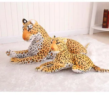 Veliki 75 cm i dijete 45 cm simulacija leopard pliš igračke lutke božićni poklon b0599